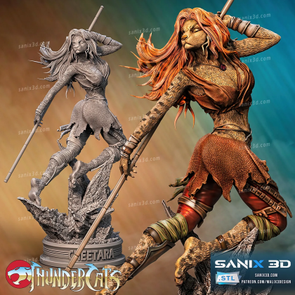 cheetara (thundercats) 1/10 scale figurine